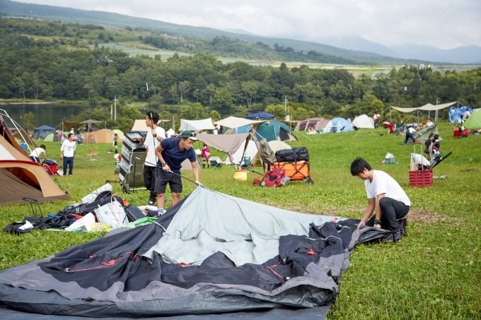 アーバンリサーチ主催のキャンプフェスが群馬で - 熱気球やLeeによるタイダイ染め体験｜写真23