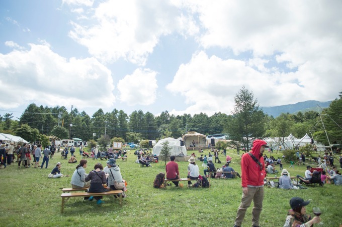 アーバンリサーチ主催のキャンプフェスが群馬で - 熱気球やLeeによるタイダイ染め体験｜写真7