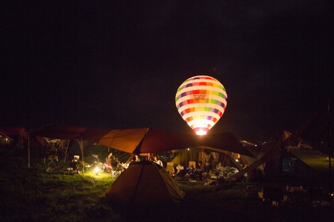 アーバンリサーチ主催のキャンプフェスが群馬で - 熱気球やLeeによるタイダイ染め体験｜写真15