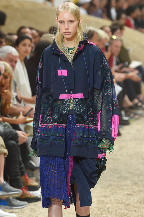 sacai 2017SS 大判スカーフ 小物