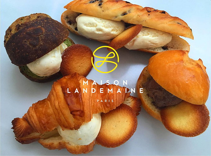 パリ発「メゾン・ランドゥメンヌ」夏限定”サンドアイス”、パンやブリオッシュにアイスを挟んで | 写真