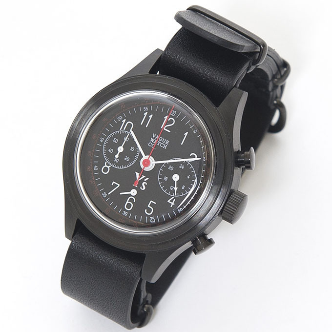 Y's×ヴァーグ・ウォッチ・カンパニーのコラボ腕時計発売 -ほぼ全てを黒 
