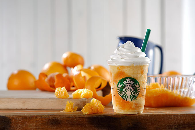 スターバックス(Starbucks Coffee) クラッシュ オレンジ フラペチーノ｜写真1