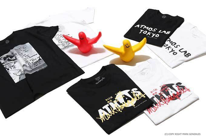 マーク ゴンザレス×アトモス ラボのTシャツ、スケーター写真のプリントや“エンジェル”のワッペン｜写真13