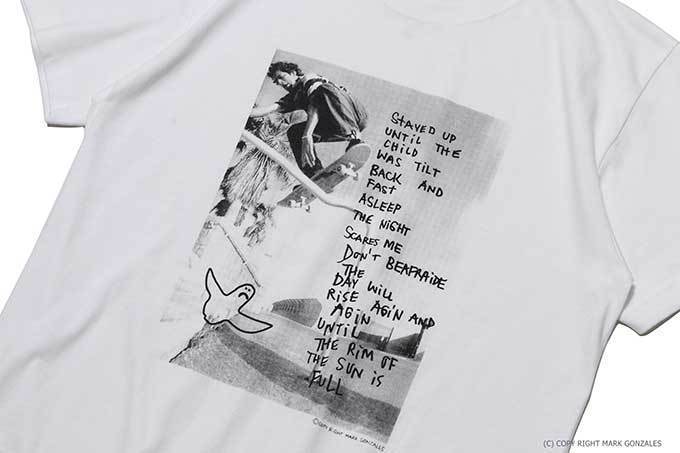 マーク ゴンザレス×アトモス ラボのTシャツ、スケーター写真のプリントや“エンジェル”のワッペン｜写真10