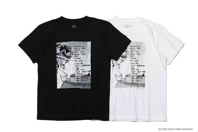 マーク ゴンザレス×アトモス ラボのTシャツ、スケーター写真のプリントや“エンジェル”のワッペン | 写真