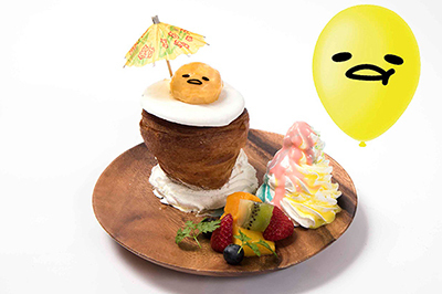 ぐでたま｜「ぐでたま ぐでぐでカフェ」福岡パルコにオープン、九州＆バカンスがテーマのメニュー提供