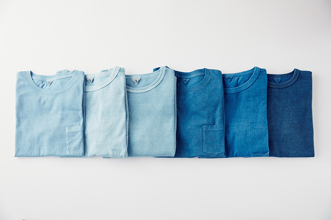 フィルメランジェ×藍染め職人集団リトマス、天然藍で染めたTシャツが限定発売｜写真1