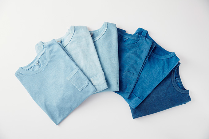 フィルメランジェ×藍染め職人集団リトマス、天然藍で染めたTシャツが限定発売｜写真4