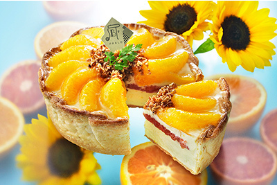 パブロ「たっぷりオレンジのチーズタルト」