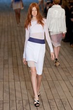 異素材を組み合わせてユニークなルックを演出　コムーン(COMMUUN)、2012年春夏コレクション｜写真9