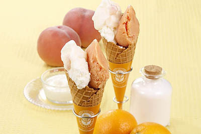 三井アウトレットパーク｜ジェラート専門店、マリオジェラテリアから「塩オレンジトマト」と「白桃ヨーグルト」が期間限定で登場