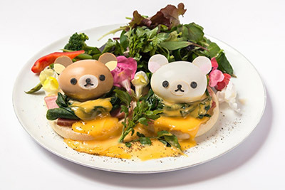 「リラックマカフェ in はちみつの森」