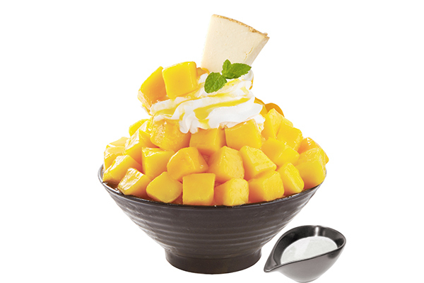 「ソルビン」のかき氷「マンゴーココナッツソルビン」