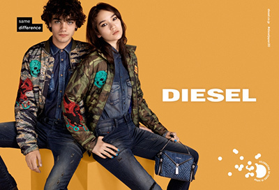 ディーゼル 2016年秋冬ビジュアル公開 - 松岡モナが登場、ファッションカルチャーの解読