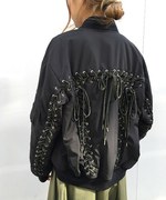 中古・古着通販】G.V.G.V (ジーヴィージーヴィー) LACE UP MA-1