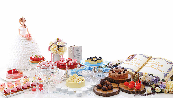 ヒルトン大阪の ファンタジー デザートブッフェ シンデレラや白雪姫の世界をお菓子で表現 ファッションプレス