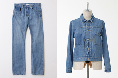 Aライン｜ビューティフルピープル 16年秋冬新作 - リメイク風のデニムパンツやスカート、タック入りGジャン