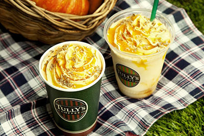 タリーズコーヒー「スイートパンプキンラテ＆スワークル」