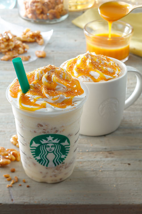 スターバックスから季節限定「ゴールデン メイプル フラペチーノ スターバックスから季節限定「ゴールデン メイプル フラペチーノ