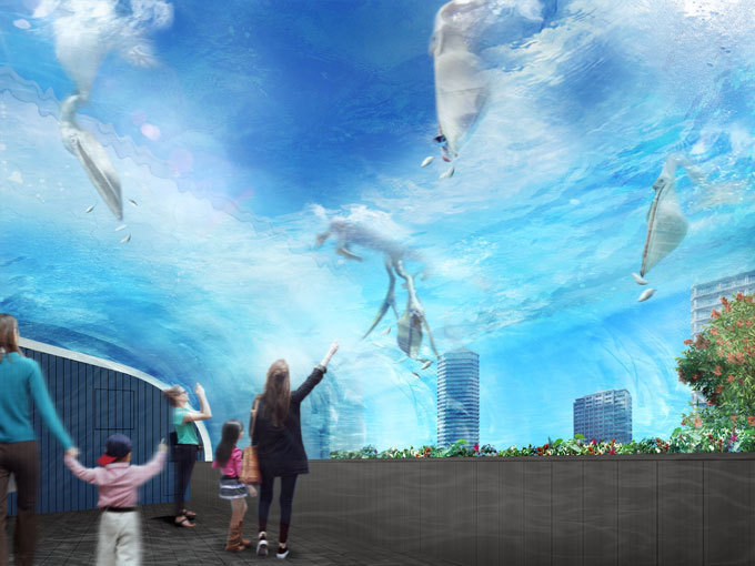サンシャイン水族館 屋外エリアが一新「天空のペンギン」など世界初展示 - “都会の上空”を飛び交う姿｜写真32