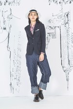 FWK バイ エンジニアド ガーメンツ 17年春夏コレクション - モノクロの世界に1輪の花が咲く｜写真2