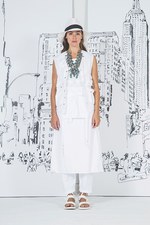 FWK バイ エンジニアド ガーメンツ 17年春夏コレクション - モノクロの世界に1輪の花が咲く｜写真16