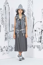 FWK バイ エンジニアド ガーメンツ 17年春夏コレクション - モノクロの世界に1輪の花が咲く｜写真19