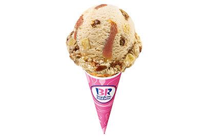 サーティワン アイスクリーム「キャラメル ベルジャンワッフル」