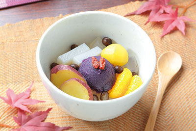 「お芋のあんみつ」