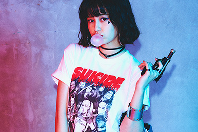 DCコミック｜X-girlと映画『スーサイド・スクワッド』がコラボ- ジョーカーをモチーフにしたTシャツなど