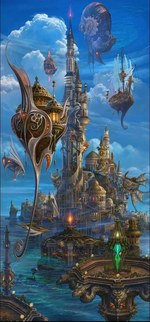 ファイナルファンタジーのアートを描く「内尾和正の世界展