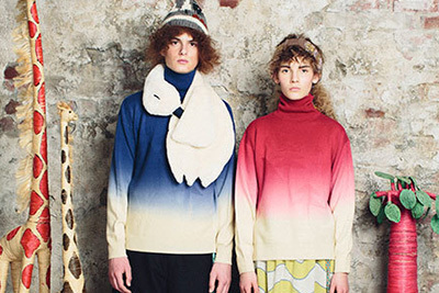 2016-17年秋冬東京コレクション｜ネ・ネットの16年秋冬より新作 - キツネや白鳥のマフラー、どんぐり柄のベストなど