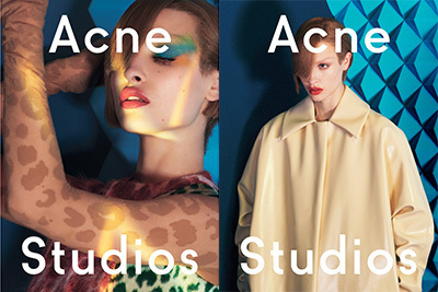 アクネ ストゥディオズ 16年秋冬ビジュアル、タトゥー風トップスやレオパードニットが登場