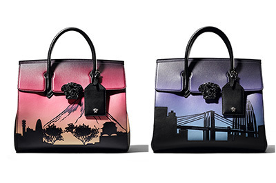 ヴェルサーチ 世界7都市をイメージした限定バッグ、パリ・NY・東京など