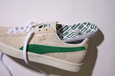 プーマ×XLARGE×ミタスニーカーズ、グリーンラインのスエードスニーカーやカモ柄セットアップ
