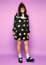 Candy Stripper 猫ちゃん ミニ丈ワンピース ピンク