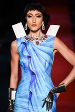 モスキーノ 2017年春夏ウィメンズコレクション - 平面プリントのみで生まれる?!最新ファッション｜写真115