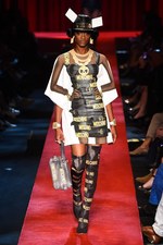 モスキーノ 2017年春夏ウィメンズコレクション - 平面プリントのみで生まれる?!最新ファッション｜写真91