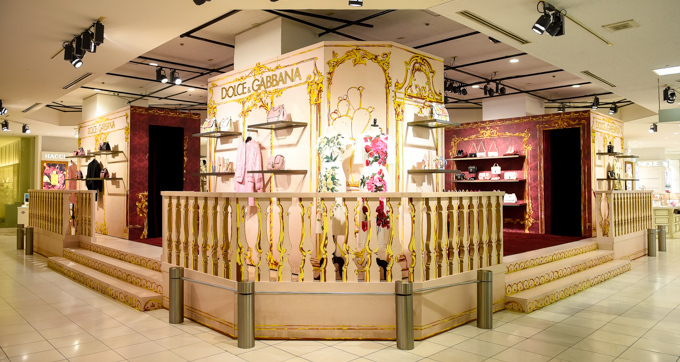 ドルチェ＆ガッバーナ日本限定レースバッグ＆シューズ、伊勢丹新宿で 