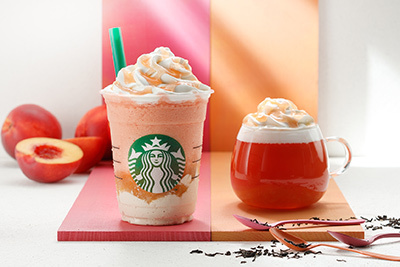 スターバックス「ネクタリン ピーチ クリーム」