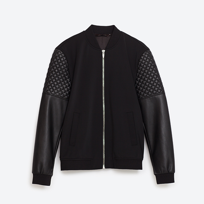 ZARA - ZARA ボア&レザージャケットの通販 by he's shop｜ザラ