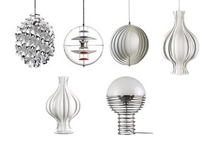 デンマーク発インテリア「ボーコンセプト」のランプ、満月のようなフォルム