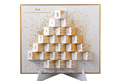 ラ・メゾン・デュ・ショコラ、クリスマス限定チョコ発売 - 1日1粒でカウントダウンを楽しむカレンダー