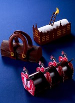 ジャン＝ポール・エヴァンの16年クリスマスケーキ - フランス的な要素を4つのビュッシュに変えて｜写真1