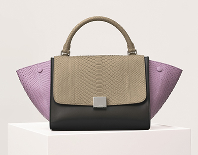 セリーヌのバッグ「トラペーズ」限定モデル、ジェイアール名古屋タカシマヤ店に登場