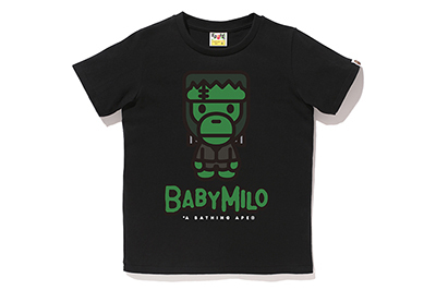 ベイプのハロウィン - フランケンシュタインに扮したベイビーマイロのＴシャツ
