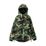 Burton X-GIRL 迷彩柄 ジャケットとパンツセット S X-girl×スノーブランド「バートン」カモ柄のコラボスノーウェア