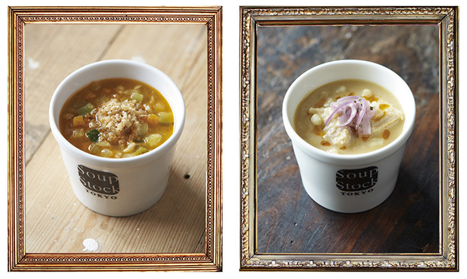 スープストックトーキョー、ゴッホ＆ゴーギャンの作風に着想を得た“麦畑のスープ”2種を発売 | 写真