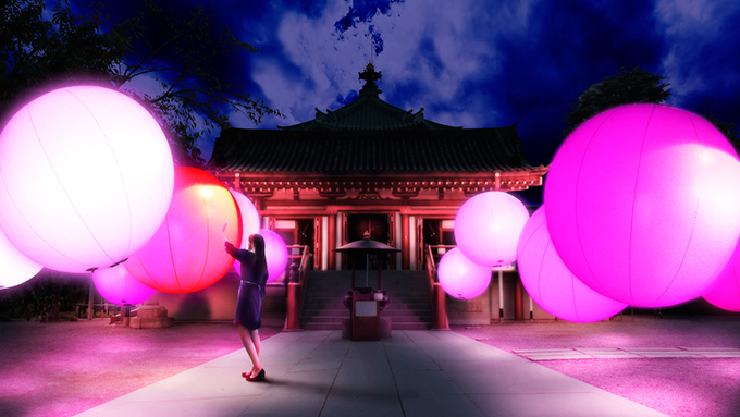 チームラボの新作が「TOKYO数寄フェス」に - 触れる度、光と音が変化する球体が不忍池に連なる | 写真